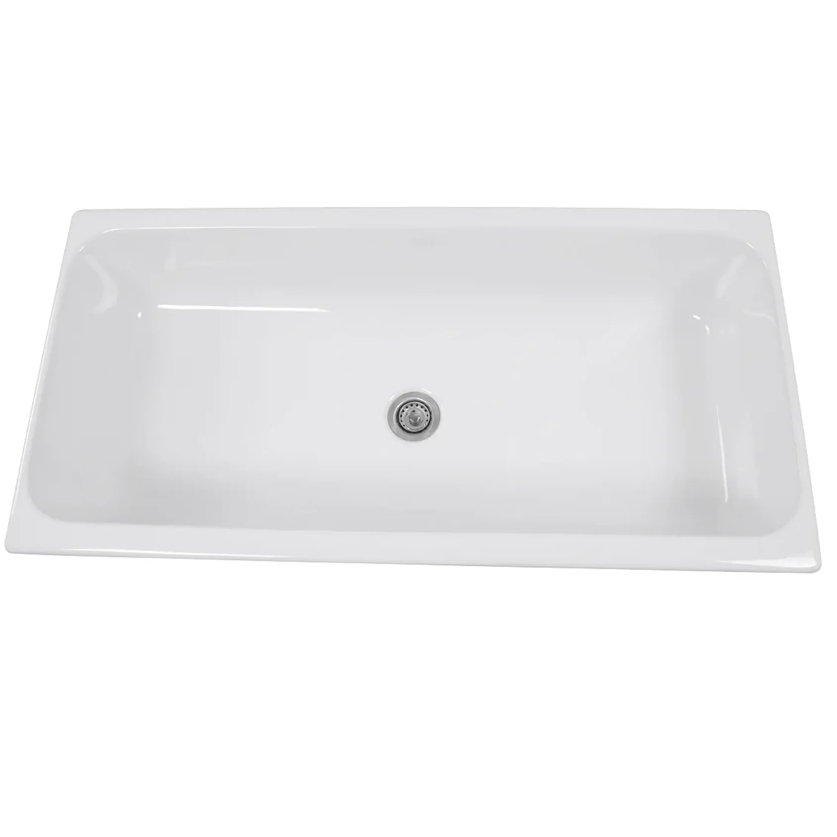 Nantucket Sinks Brant Point 36" Fireclay Bathroom Sink, White, Canal35-90