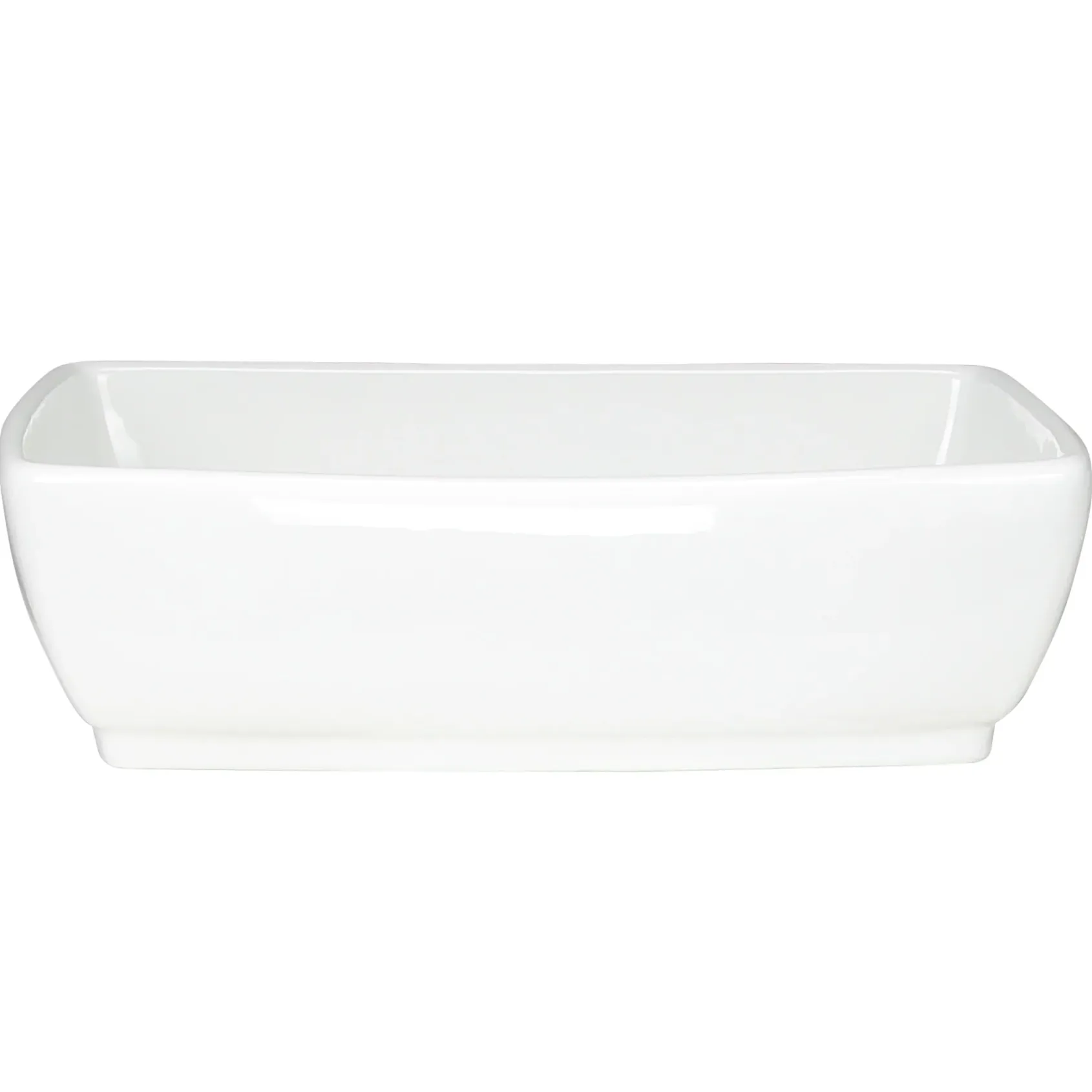 Nantucket Sinks Brant Point 18.75" x 13.25" x 5.5" Rectangular Ceramic - Vitreous China Bathroom Vessel Sink, White, NSV1913