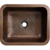 Nantucket Sinks Brightwork Home 17" Copper Bathroom Sink, REHC