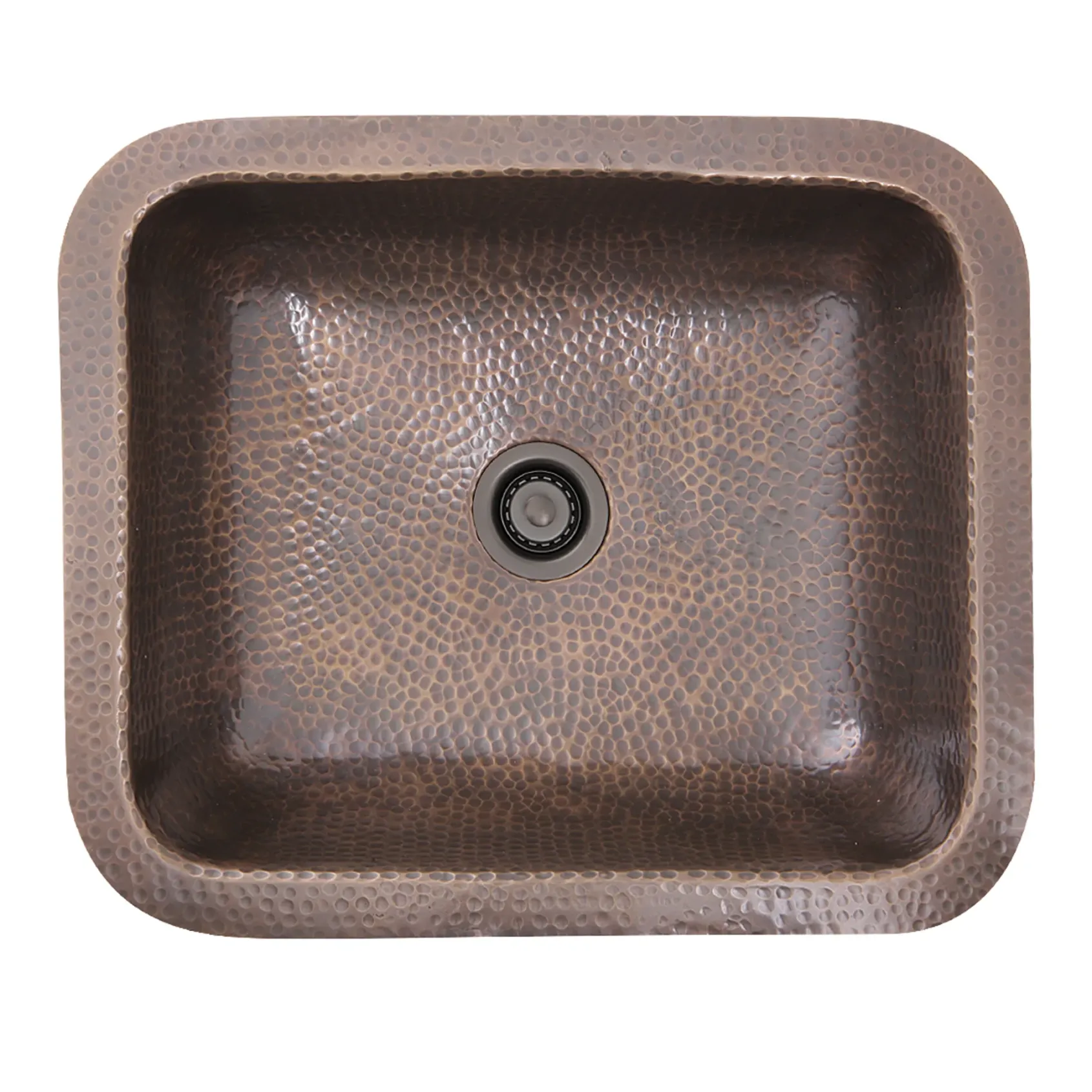 Nantucket Sinks Brightwork Home 17" Copper Bathroom Sink, REHC