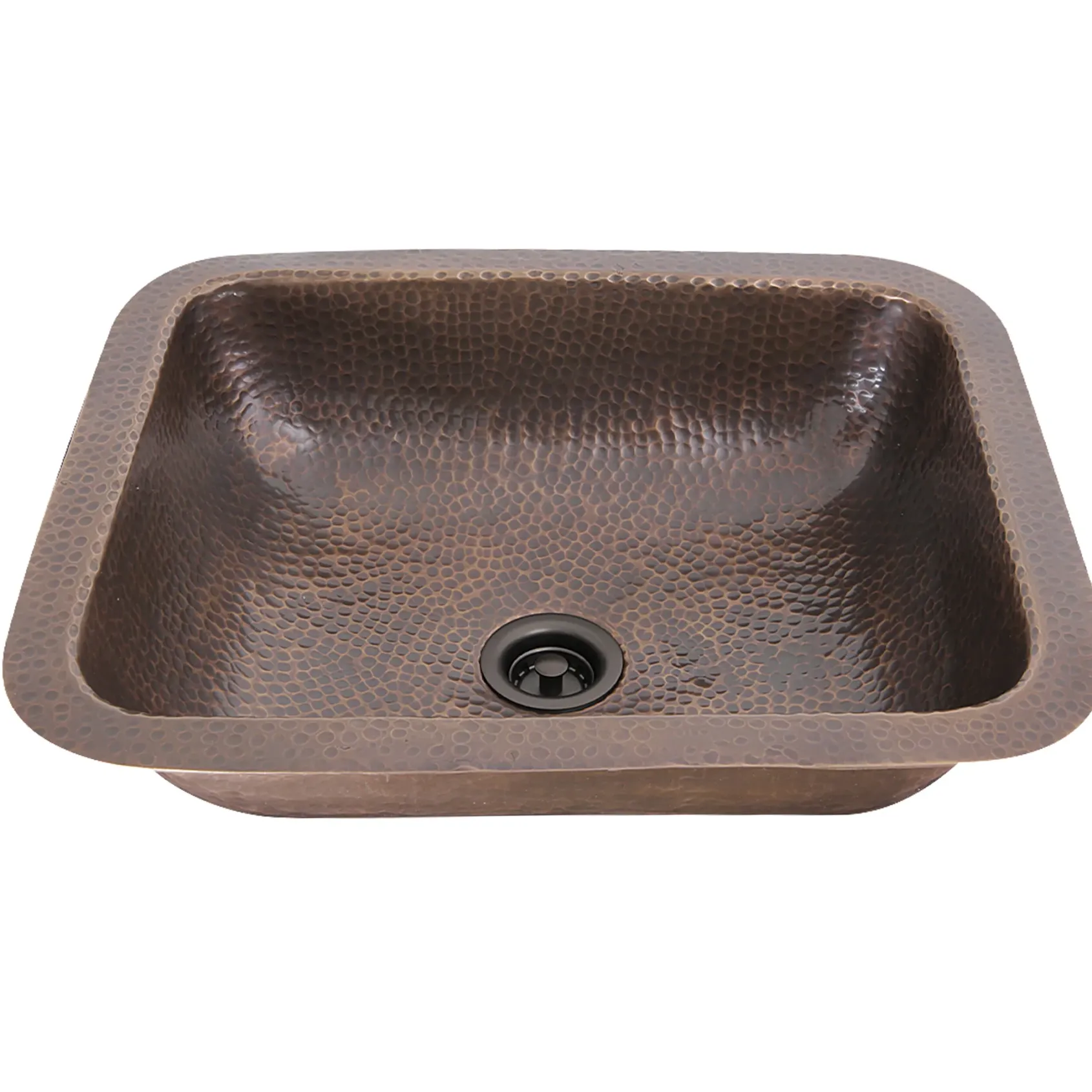 Nantucket Sinks Brightwork Home 17" Copper Bathroom Sink, REHC