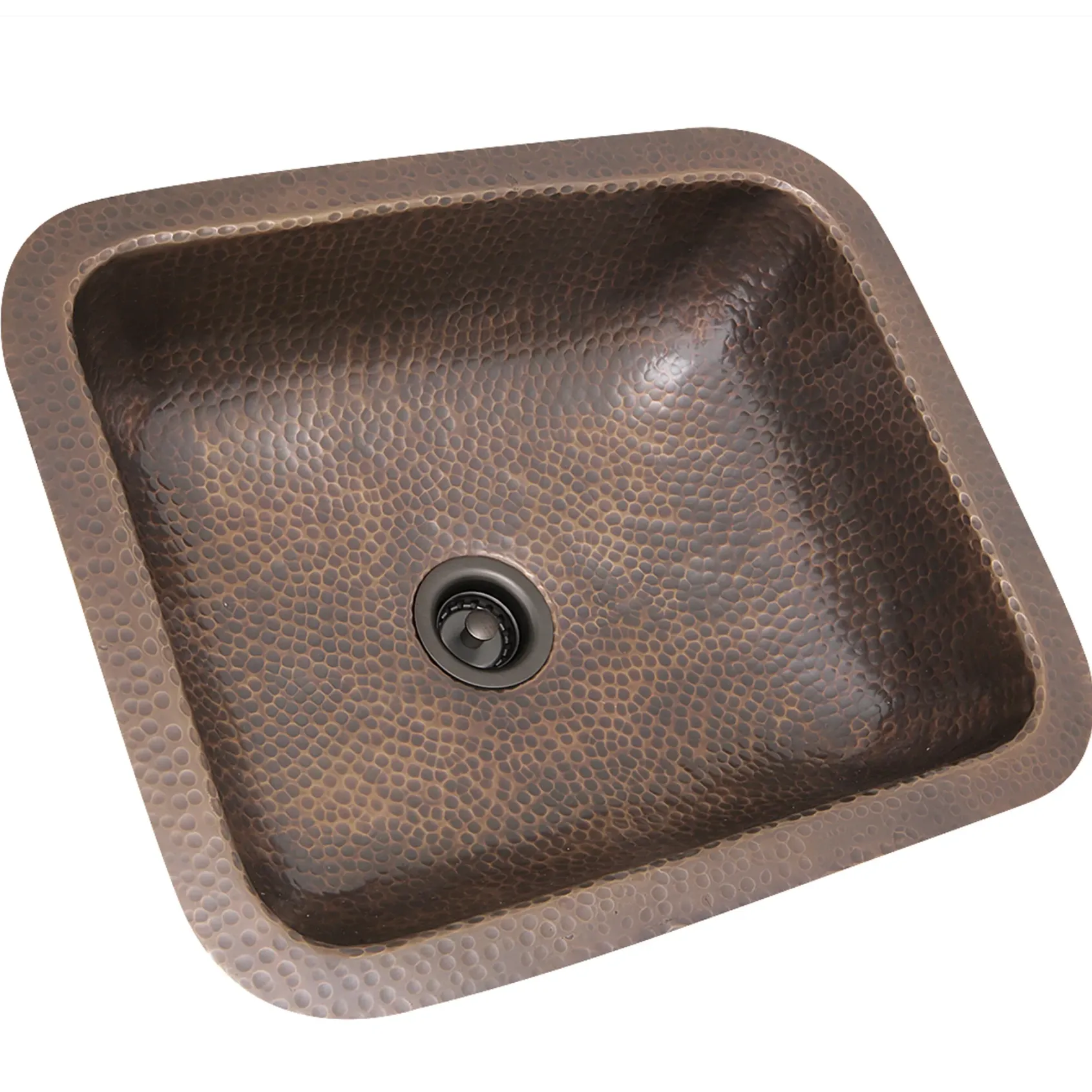 Nantucket Sinks Brightwork Home 17" Copper Bathroom Sink, REHC