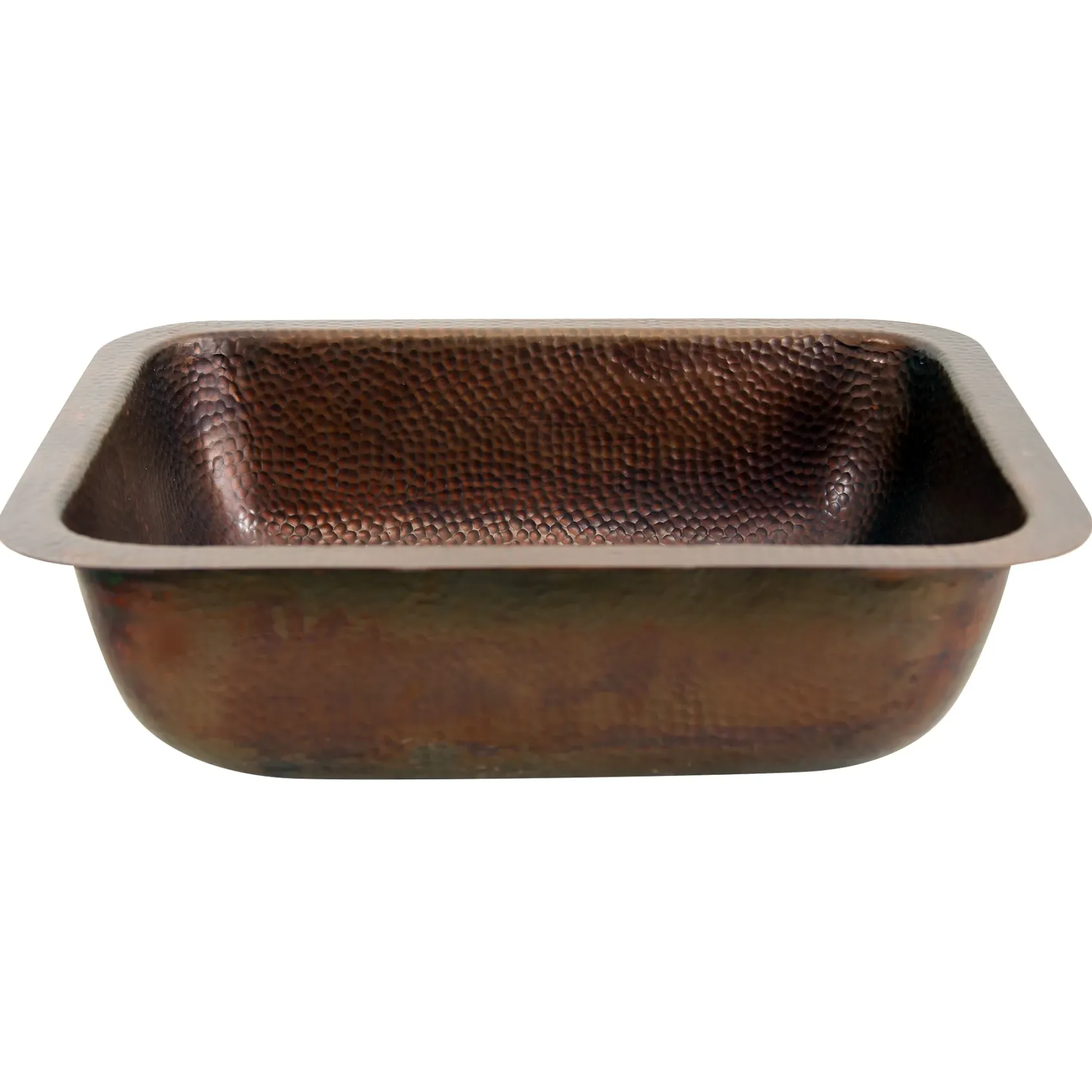 Nantucket Sinks Brightwork Home 17" Copper Bathroom Sink, REHC
