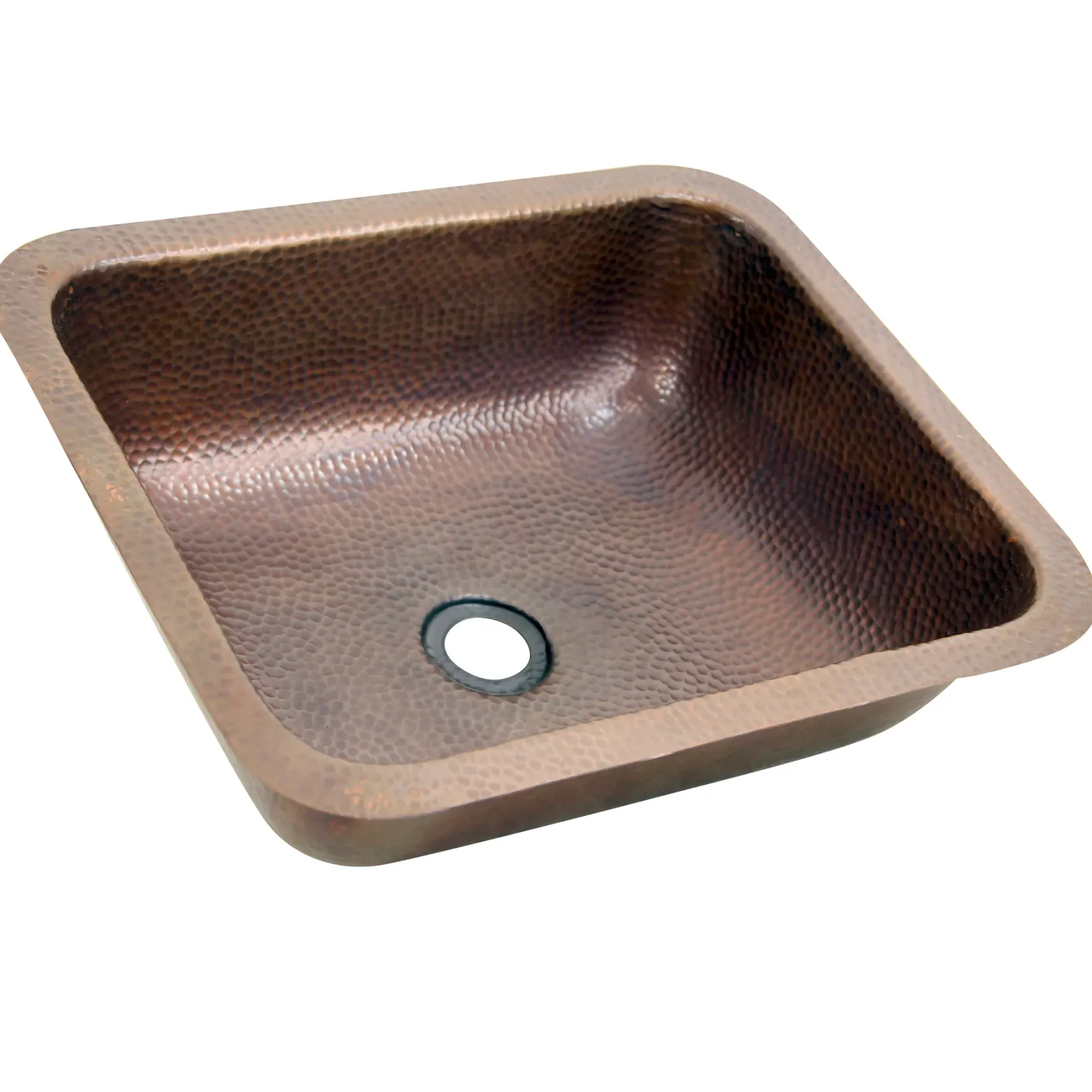Nantucket Sinks Brightwork Home 17" Copper Bathroom Sink, REHC