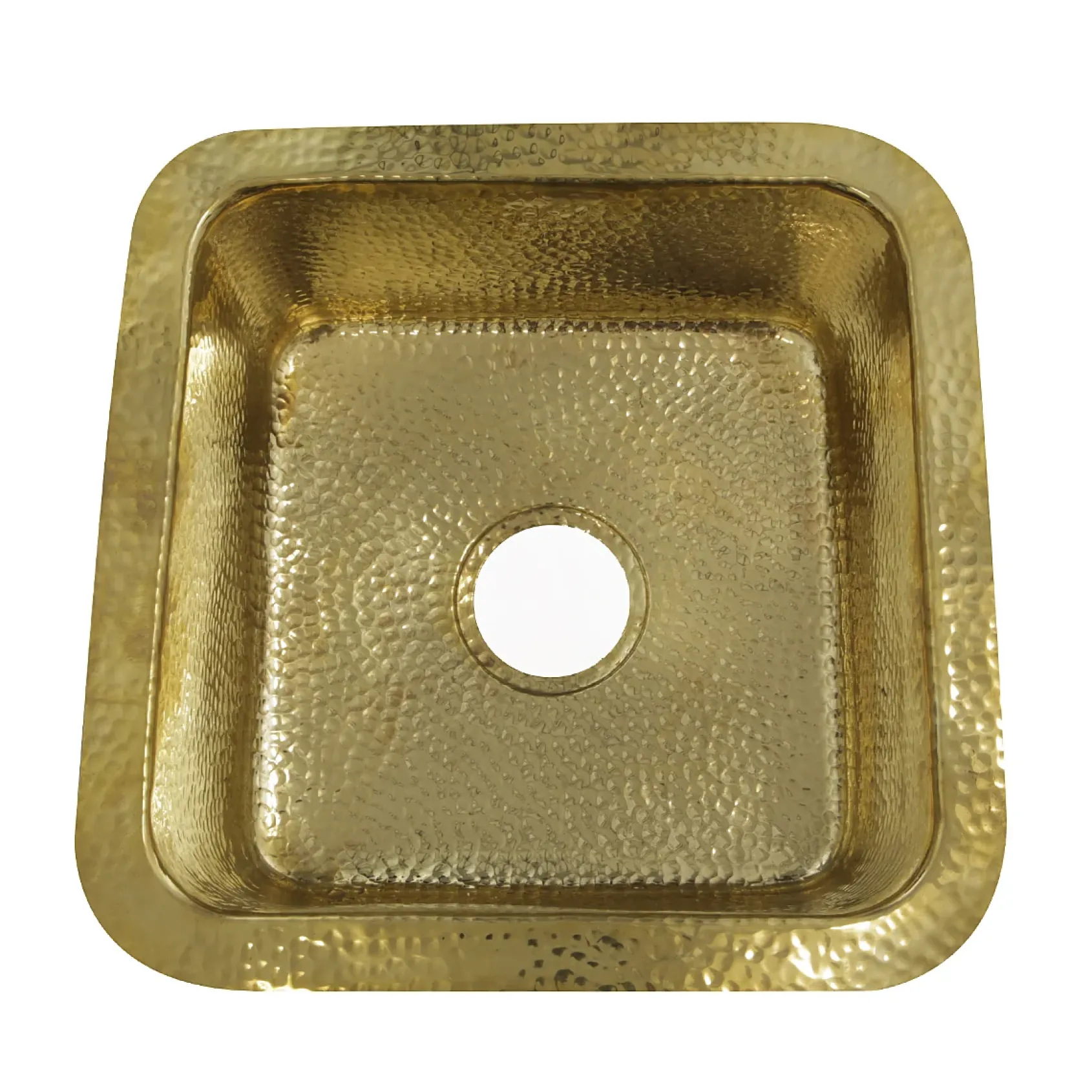Nantucket Sinks Brightwork Home 17" Brass Bar Sink, SQRB-7