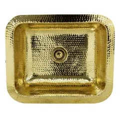 Nantucket Sinks Brightwork Home 18" Brass Bar Sink, REB