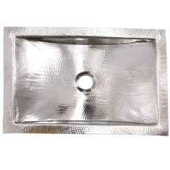 Nantucket Sinks Brightwork Home 20" Stainless Steel Bathroom Sink, TRS