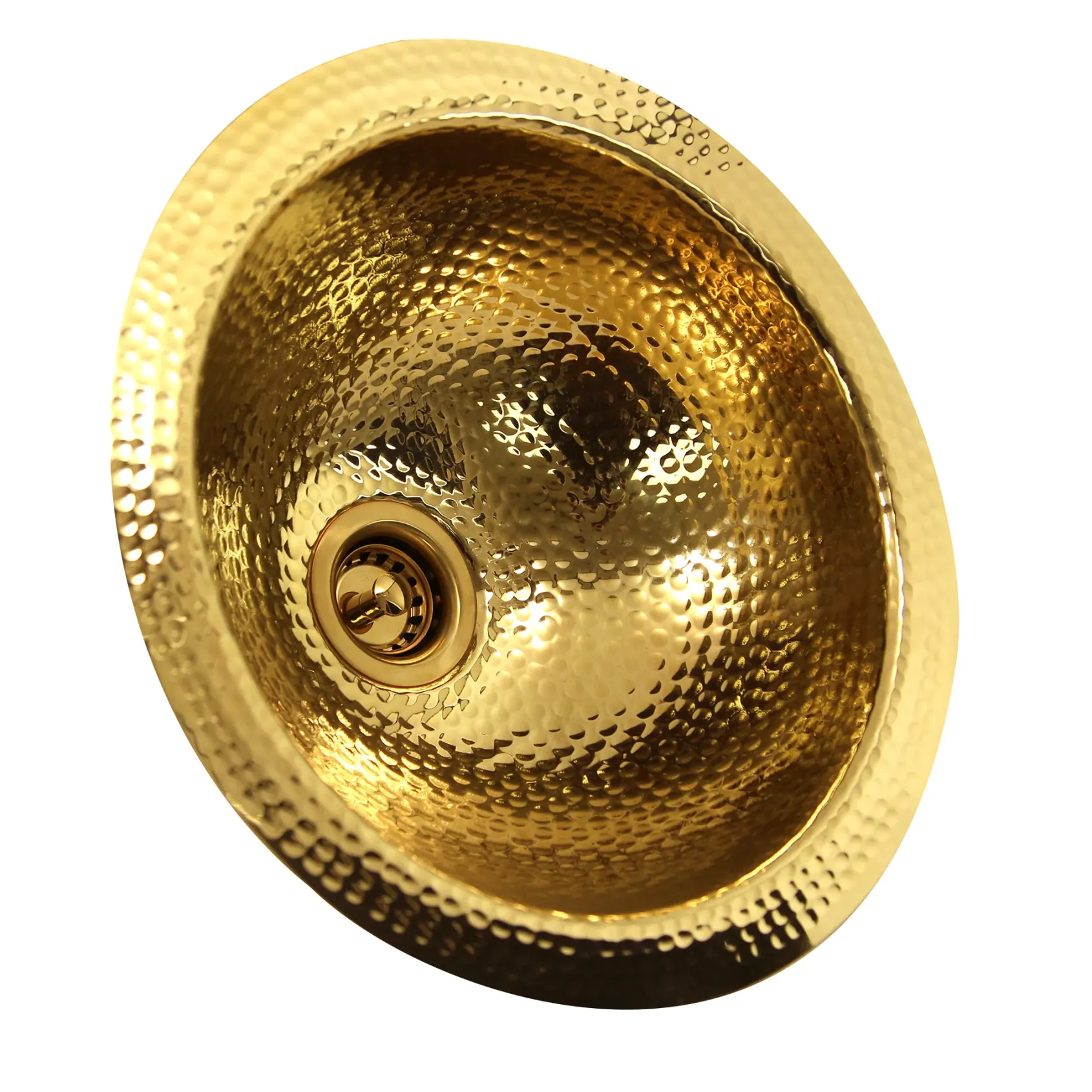 Nantucket Sinks Brightwork Home 13" Brass Bar Sink, Polished, ROB