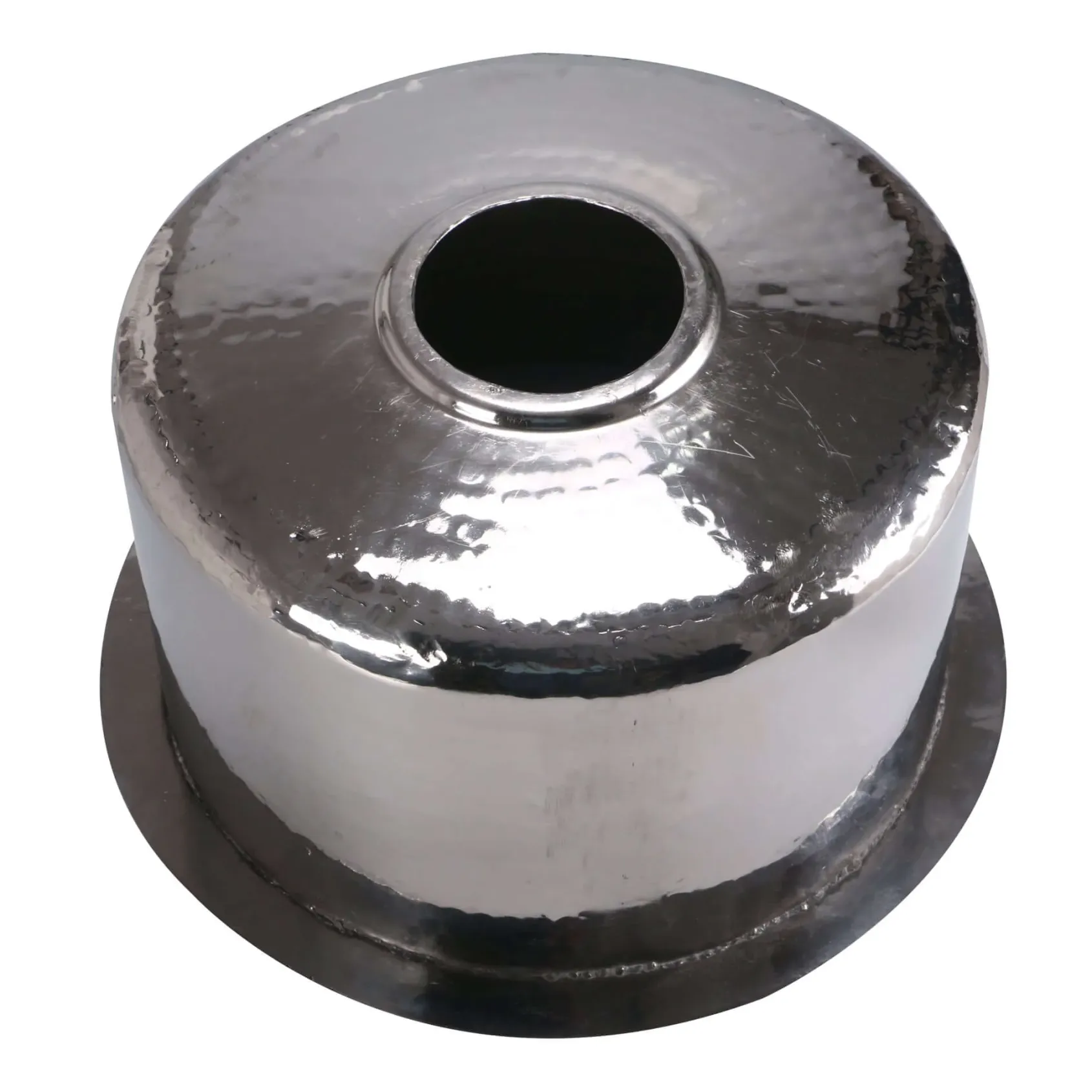 Nantucket Sinks Brightwork Home 15" Round Stainless Steel Bar/Kitchen Sink, 18 Gauge, RS15-SS