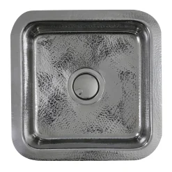 Nantucket Sinks Brightwork Home 17" Stainless Steel Bar Sink, SQRS-7