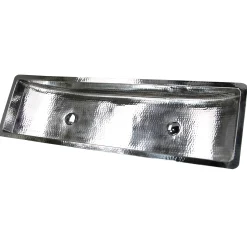 Nantucket Sinks Brightwork Home 48" x 14" x 6" Rectangle Undermount Stainless Steel Bathroom Sink, 18 Gauge, TRS48-OF