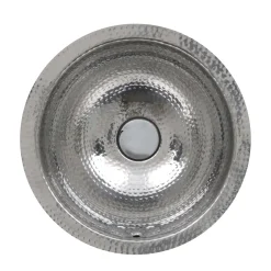 Nantucket Sinks Brightwork Home 13" Stainless Steel Bathroom Sink, ROS-OF