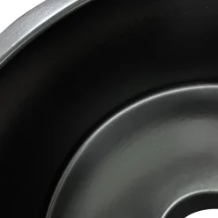 Nantucket Sinks Cape 18" Round Fireclay Bar/Prep Sink with Accessories, Matte Black, Hyannis-18MB