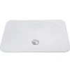 Nantucket Sinks Great Point 21" Ceramic Bathroom Sink, White, DI-2114-R