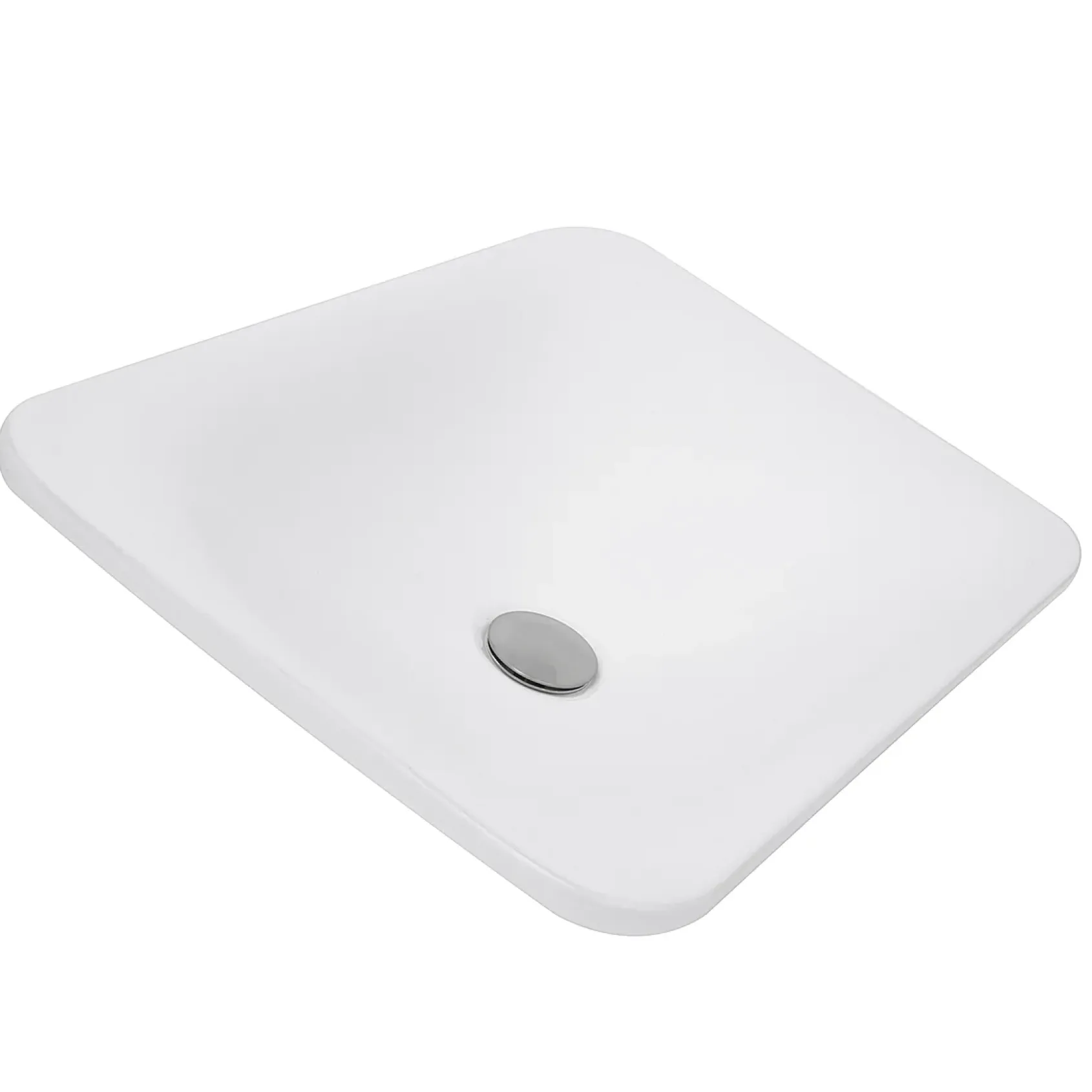 Nantucket Sinks Great Point 21" Ceramic Bathroom Sink, White, DI-2114-R