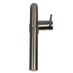 Nantucket Sinks Premium Kitchen 1.8 GPM Lever Stainless Steel Kitchen Faucet, Lever, KFPO12BRS