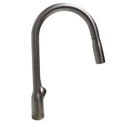 Nantucket Sinks Premium Kitchen 1.75 GPM Lever Stainless Steel Kitchen Faucet, Lever, KFPD16BRS