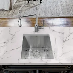 Nantucket Sinks Pro Series 15" Stainless Steel Bar Sink, ZR1815
