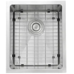 Nantucket Sinks Pro Series 15" Stainless Steel Bar Sink, SR1815