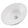 Nantucket Sinks Regatta 18" Fireclay Bathroom Vessel Sink, White, RC77240W