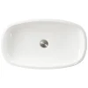 Nantucket Sinks Regatta 25" Fireclay Bathroom Vessel Sink, White, RC79041W