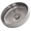 Nantucket Sinks Regatta 16" Fireclay Bathroom Vessel Sink, Platinum, RC72030P
