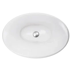 Nantucket Sinks Regatta 25" Fireclay Bathroom Sink, White, RC70640W