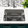 Nantucket Sinks Brightwork Home 23" Undermount Stainless Steel Kitchen Sink, 16 Gauge, KSSH2318-12