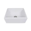 Nantucket Sinks Cape 24" Fireclay Farmhouse Sink, White, Hyannis-24