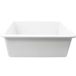 Nantucket Sinks Cape 27" Fireclay Kitchen Sink, White, Wellfleet-2719W