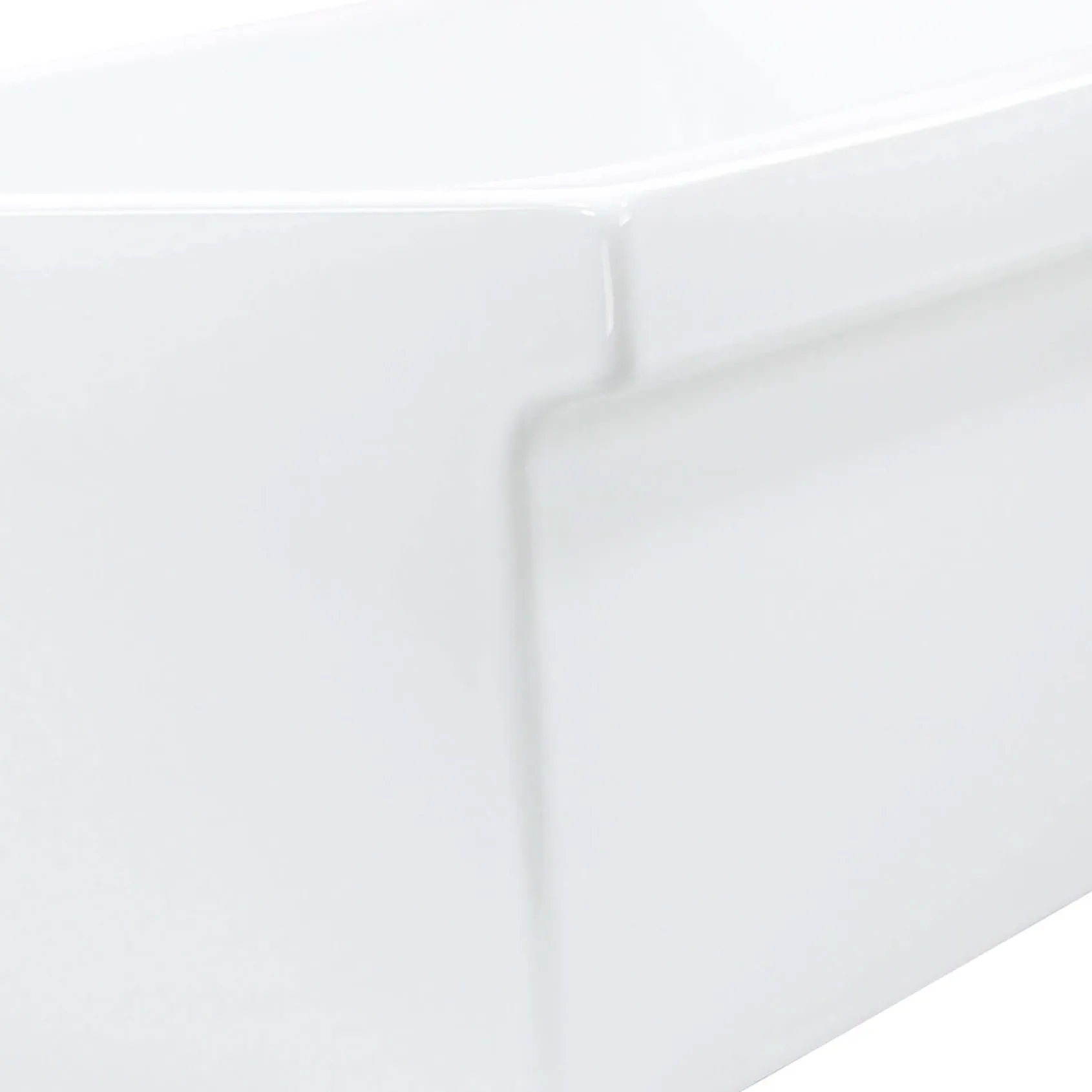 Nantucket Sinks Cape 30" Fireclay Farmhouse Sink, White, WHFCDL30