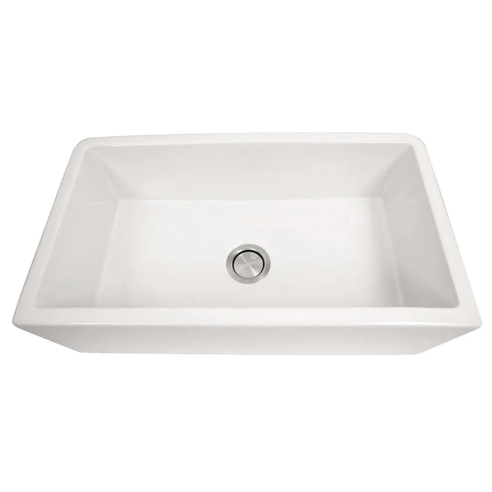 Nantucket Sinks Cape 33" Fireclay Farmhouse Sink, White, Harwich-33