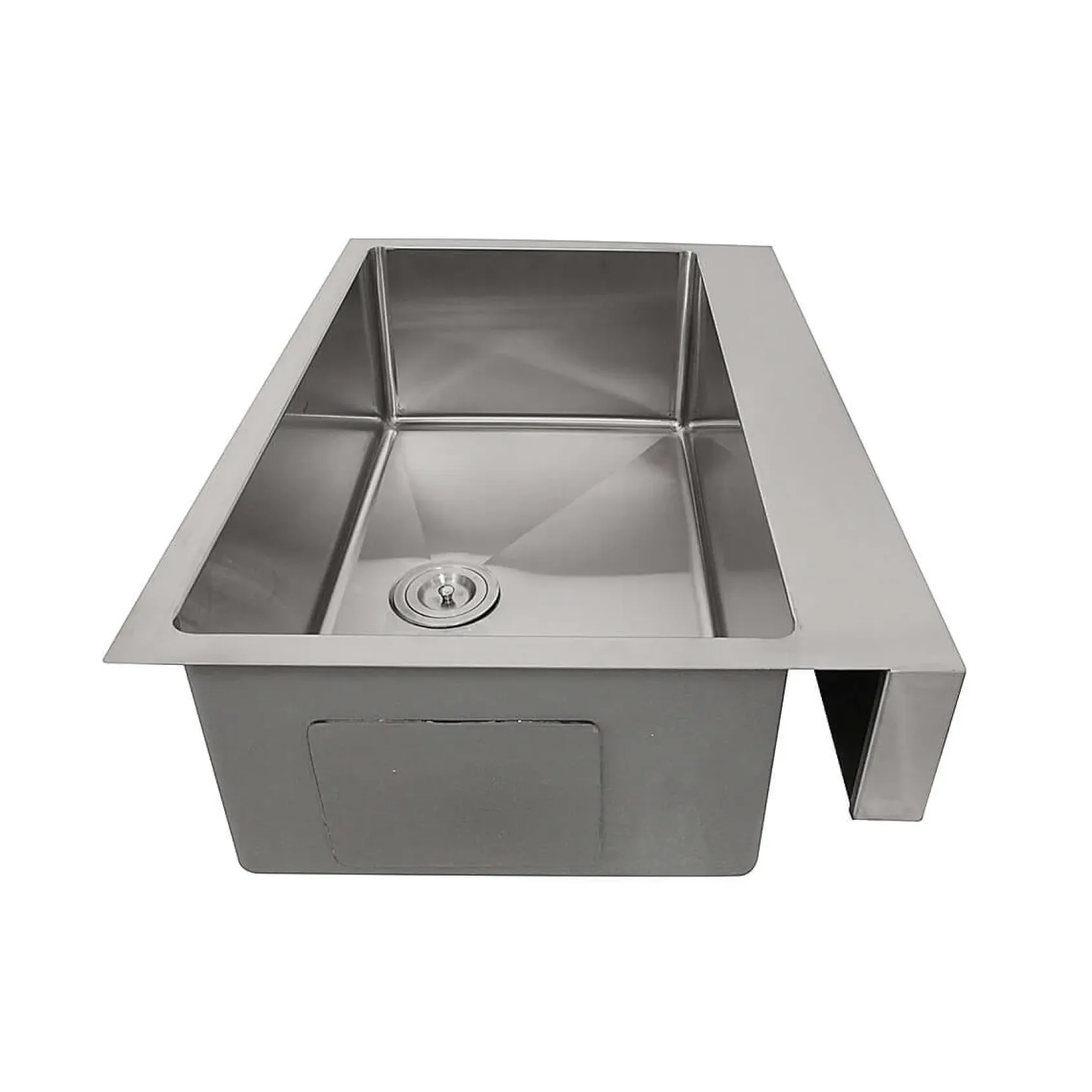 Nantucket Sinks Pro Series 33" Stainless Steel Retrofit Farmhouse Sink, 16 Gauge, EZApron33-5.5