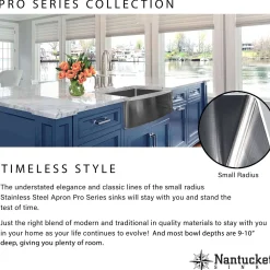 Nantucket Sinks Pro Series 33