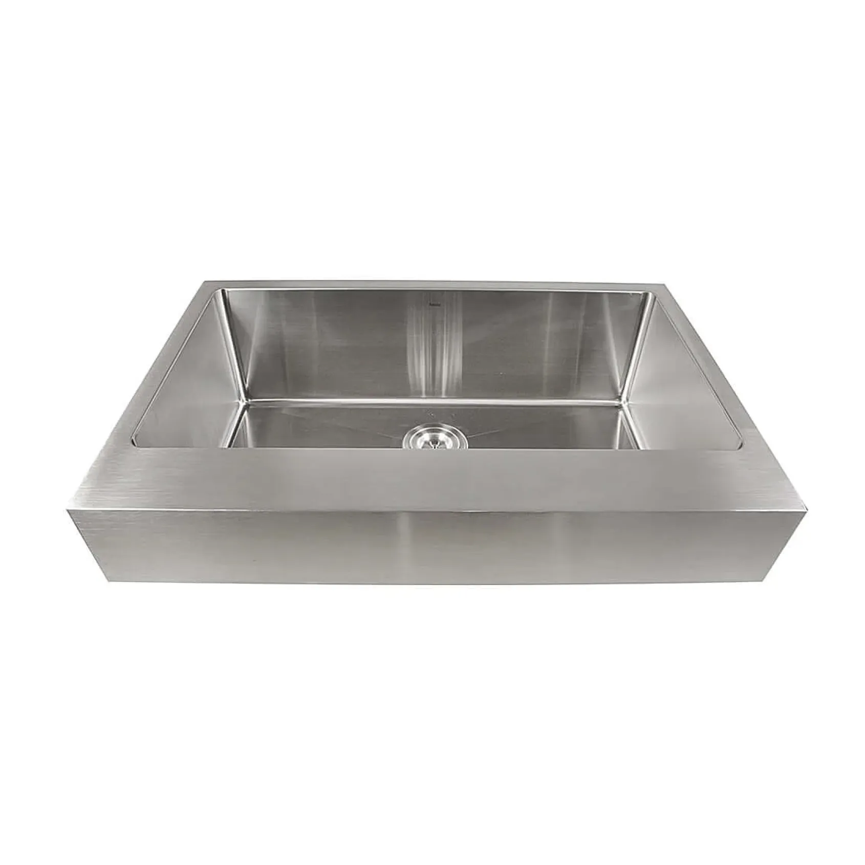 Nantucket Sinks Pro Series 33" Stainless Steel Retrofit Farmhouse Sink, 16 Gauge, EZApron33-5.5