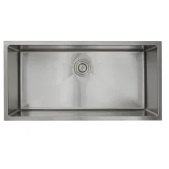 Nantucket Sinks Pro Series 36" Stainless Steel Kitchen Sink, 16 Gauge, SR3618-16