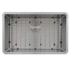Nantucket Sinks Pro Series 30" Stainless Steel Kitchen Sink, 16 Gauge, SR3018