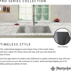 Nantucket Sinks Pro Series 32