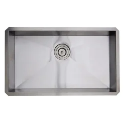 Nantucket Sinks Pro Series 30" Stainless Steel Kitchen Sink, 16 Gauge, SS-PRO-ZR3018-5.5