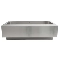 Nantucket Sinks Pro Series 33" Stainless Steel Retrofit Farmhouse Sink, 16 Gauge, EZApron33