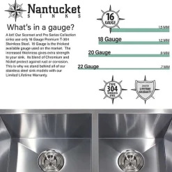 Nantucket Sinks Pro Series 33
