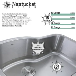 Nantucket Sinks Quidnet 32
