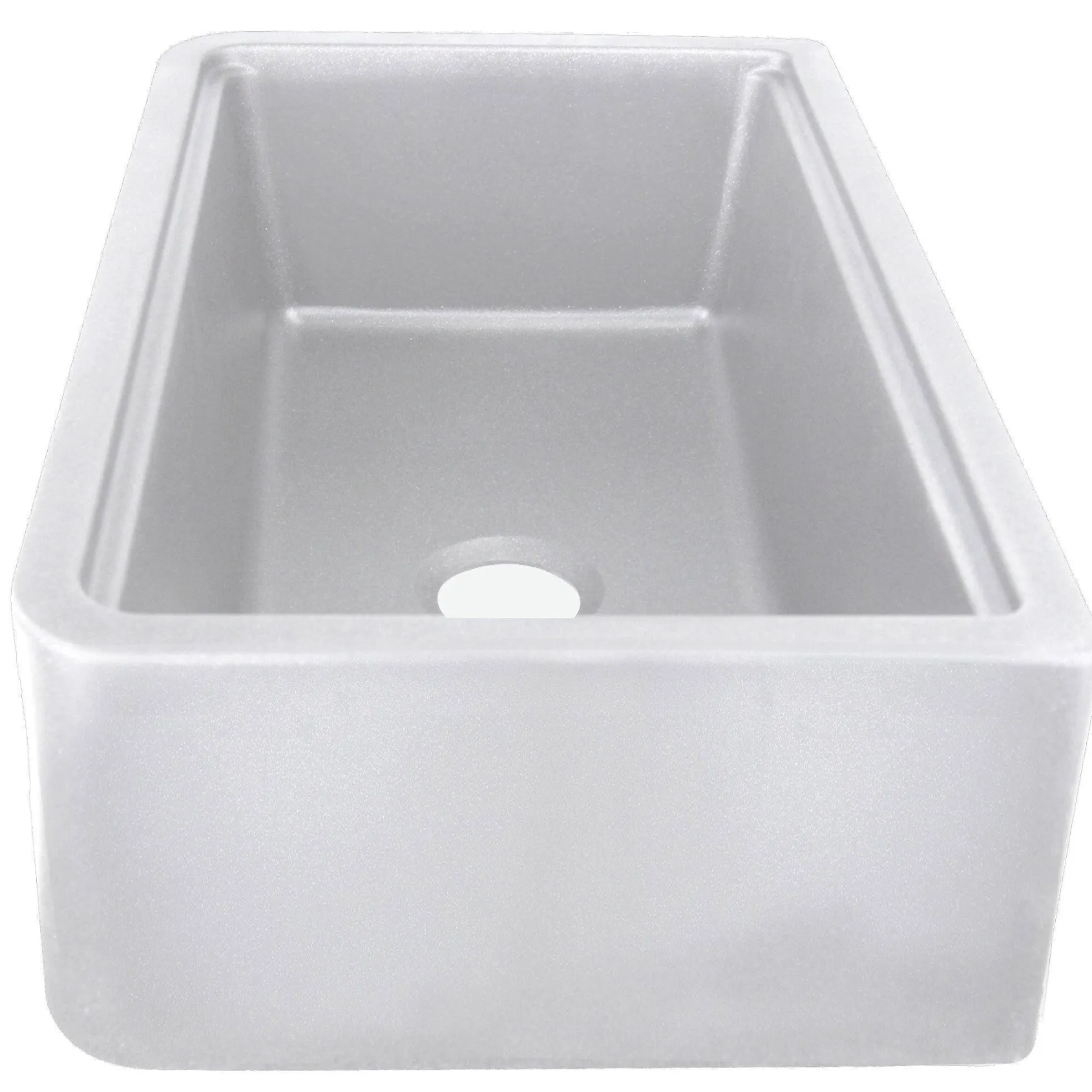 Nantucket Sinks Rockport 33" Granite Composite Workstation Farmhouse Sink with Accessories, Light Grey, PR3320-APS-G