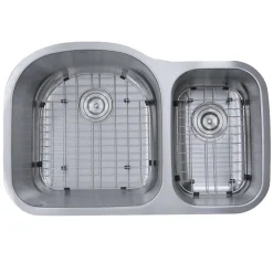 Nantucket Sinks Sconset 32" Stainless Steel Kitchen Sink, 16 Gauge, NS3121-16