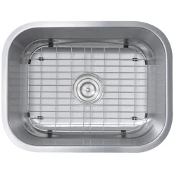 Nantucket Sinks Sconset 23" Stainless Steel Kitchen Sink, 16 Gauge, NS09i-16