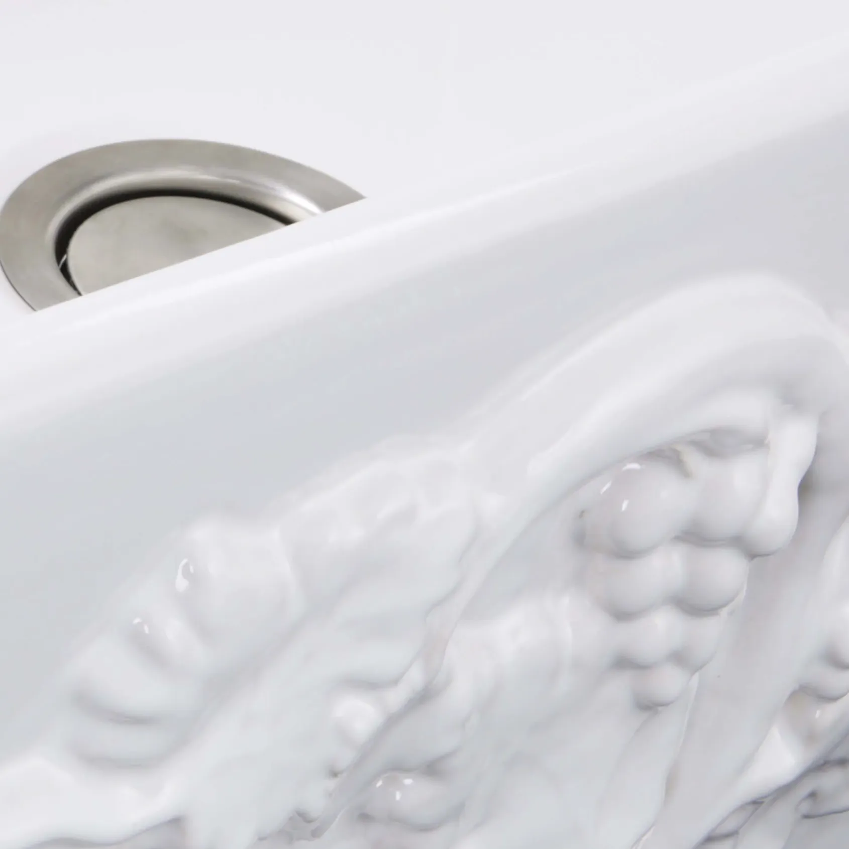 Nantucket Sinks Vineyard 30" Fireclay Farmhouse Sink, White, FCFS3020S-Grapes