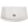 Nantucket Sinks Vineyard 33" Fireclay Farmhouse Sink, White, FCFS3320CA-W
