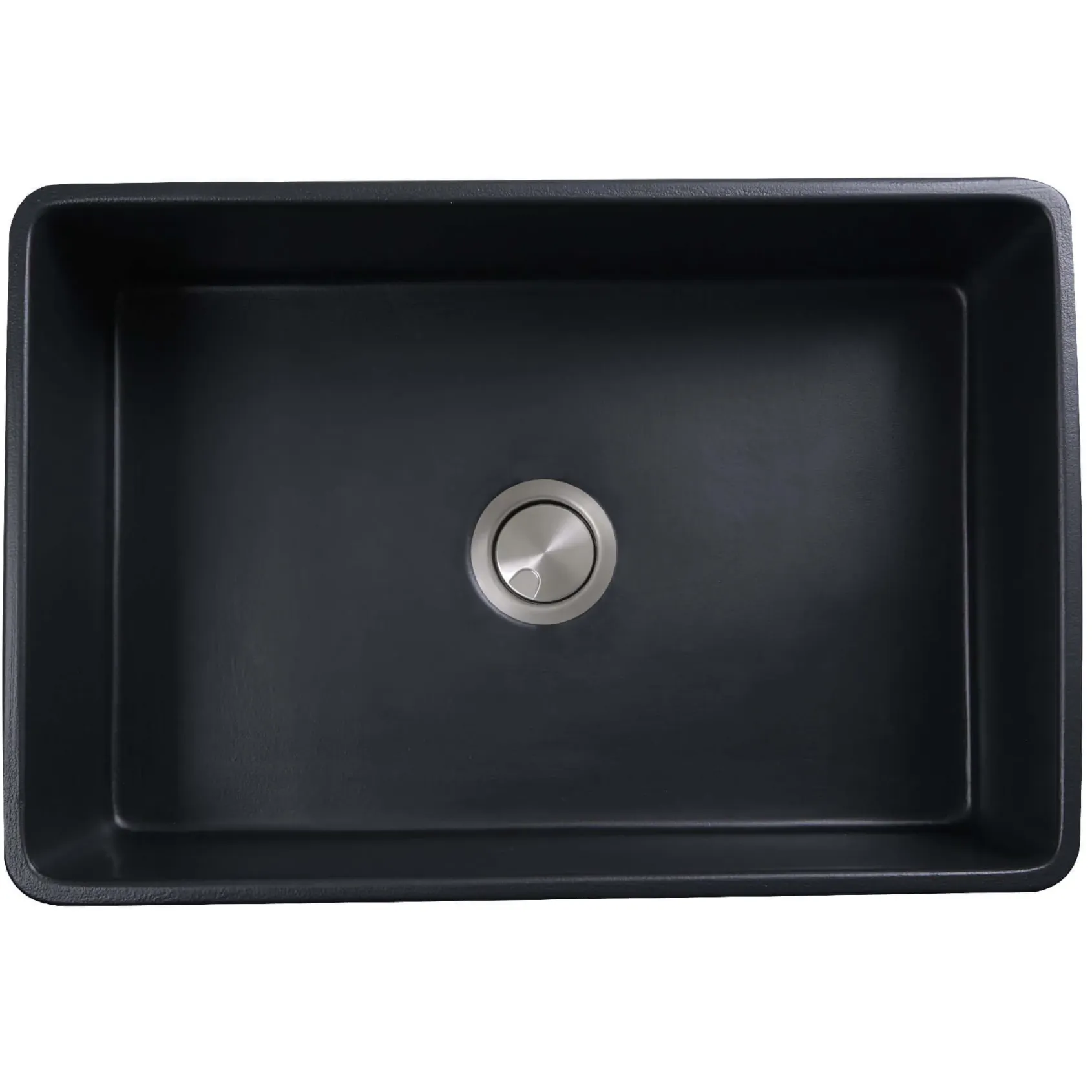 Nantucket Sinks Vineyard 30" Fireclay Farmhouse Sink with Accessories, Matte Black, FCFS3020S-MatteBlack