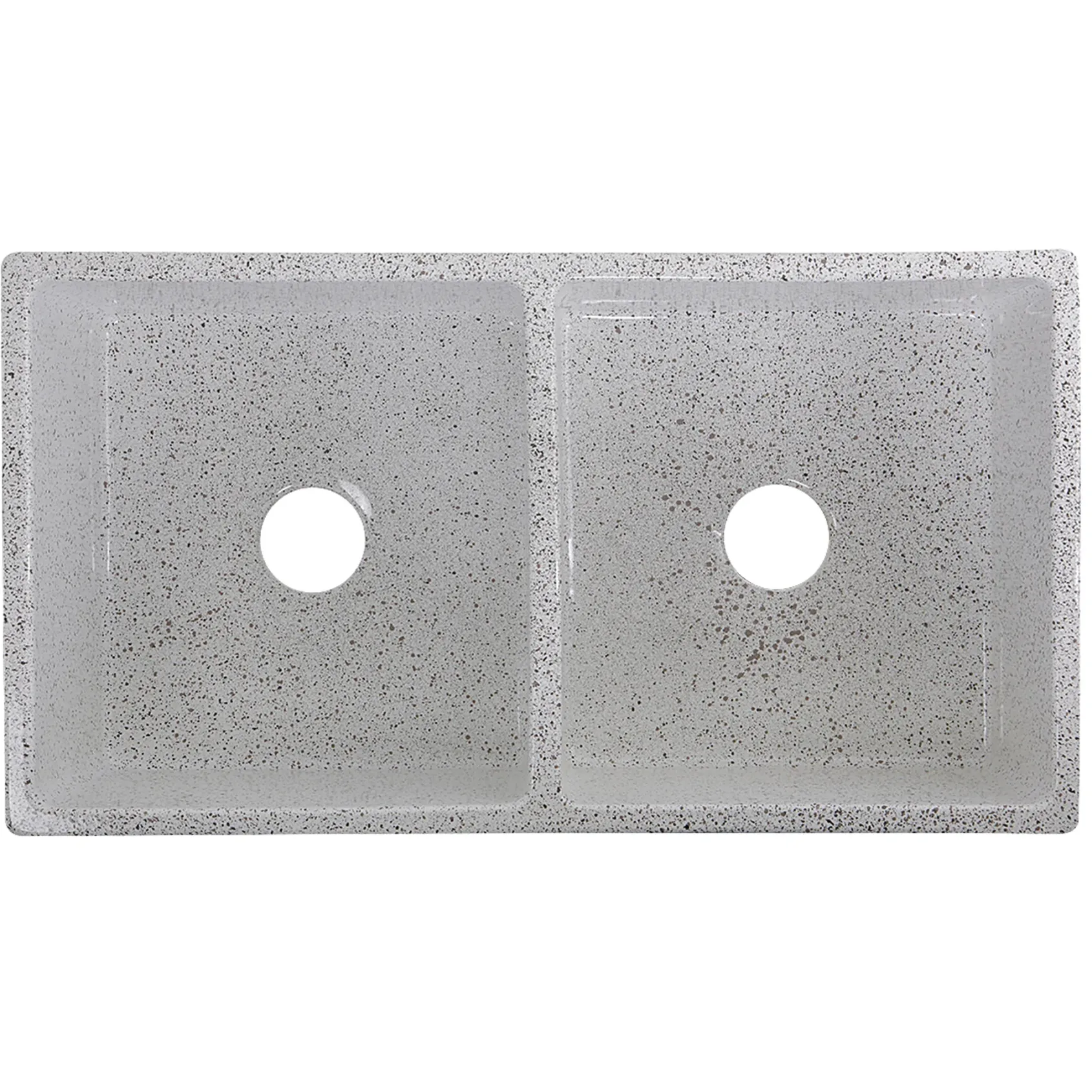Nantucket Sinks Vineyard 33" Fireclay Farmhouse Sink, Double Bowl, Various neutrals, FCFS3318D-PietraSarda