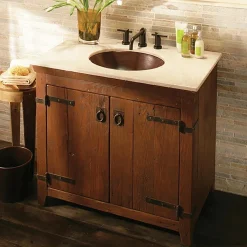 Native Trails 36" Americana Freestanding Vanity Base in Chestnut, Reclaimed Wood, VNB361